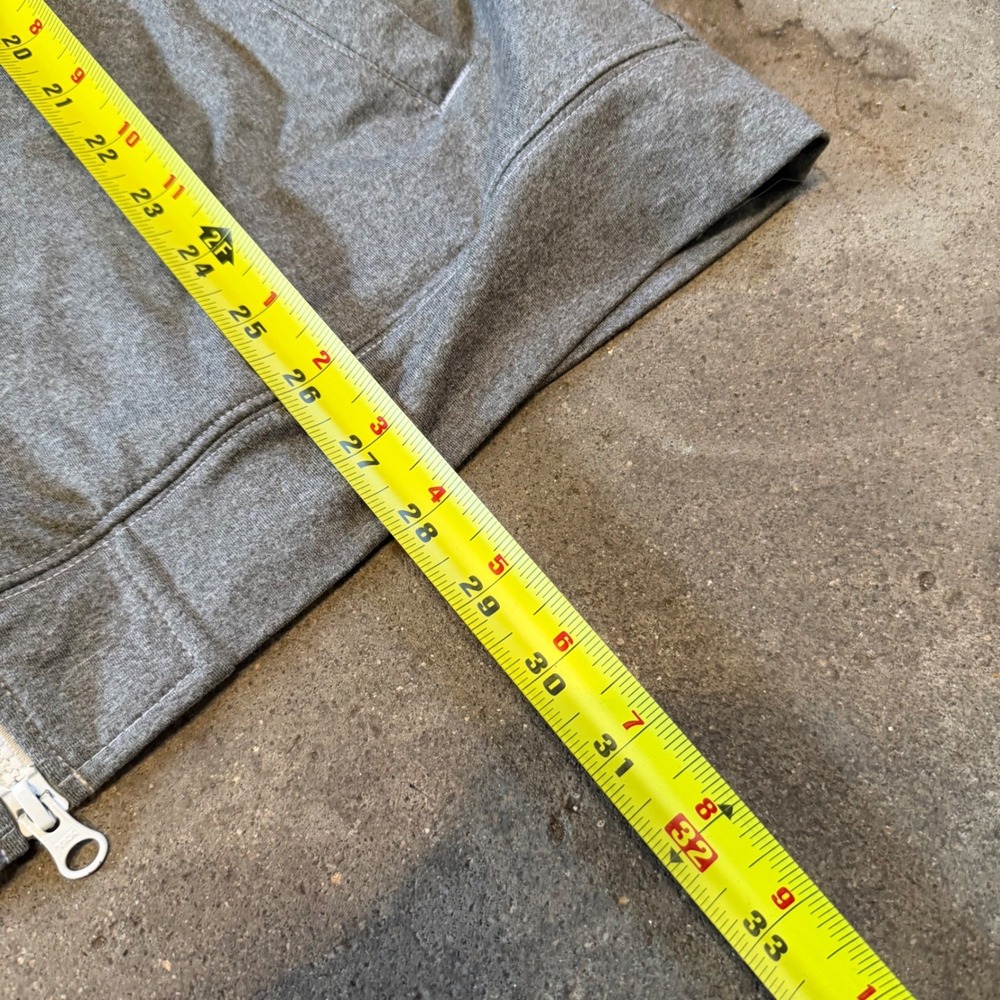 Johnnie-O Full Zip Jacket Mens XL Gray JMKO1490 Gunmetal Spandex Blend - Picture 5 of 8